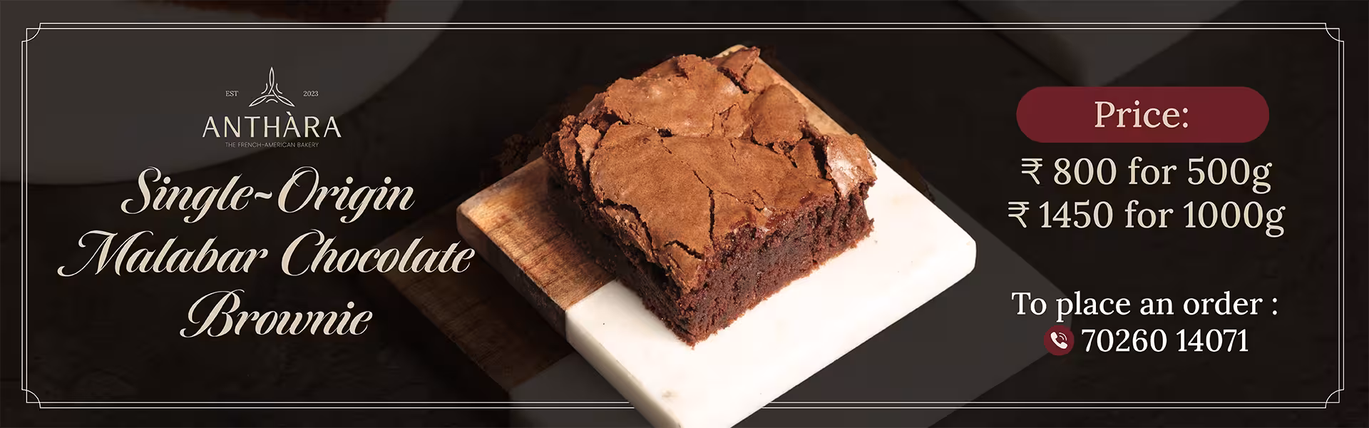 Malabar Chocolate Brownie