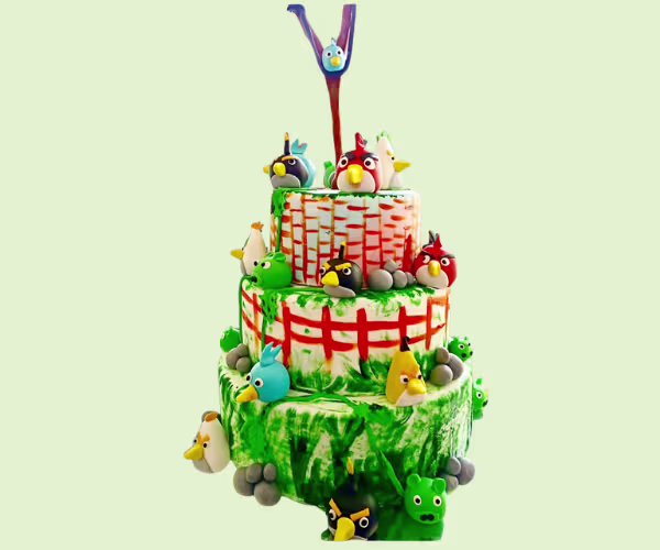 Angry Birds Cake