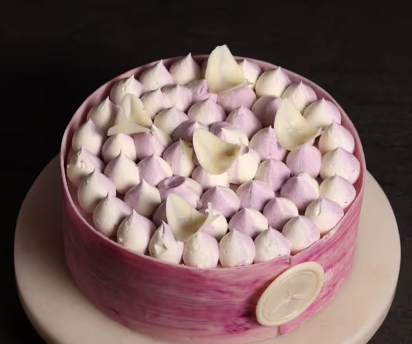 Blueberry Buttercream Cake