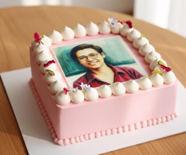 Birthday Photo Cake
