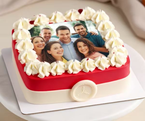 Family Photo Cake
