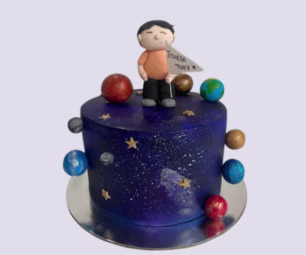 Galaxy Theme Cake