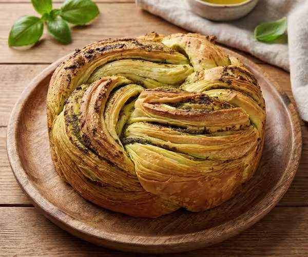 Pesto babka savoury bake