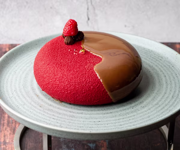 Raspberry Compote Entremet