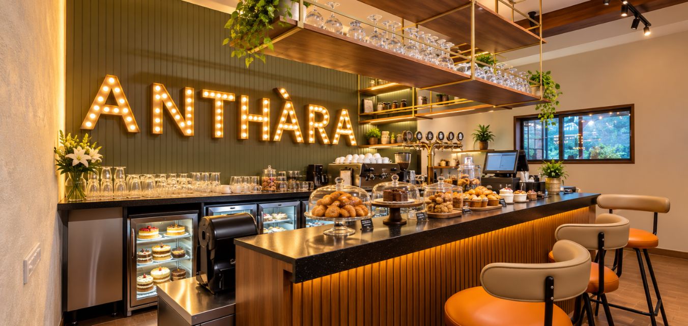 Anthara Branch One bakery interior