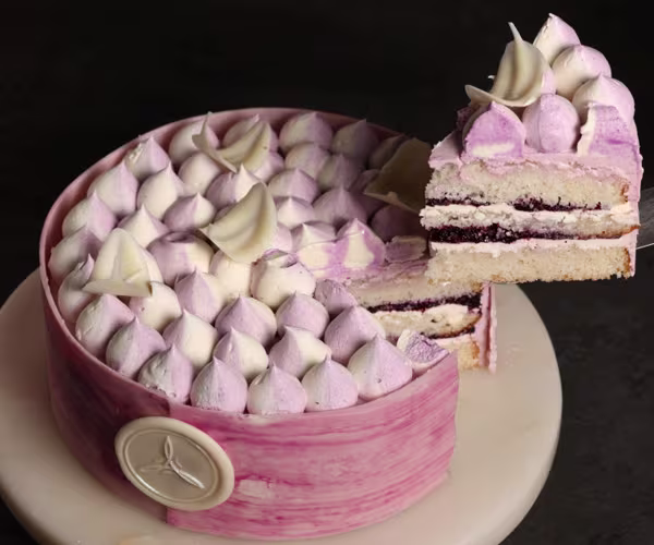 Blueberry Buttercream Cake