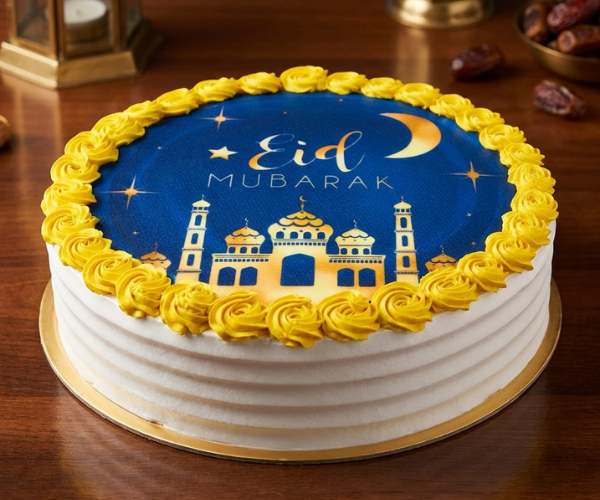 Eid Mosque Theme Cake
