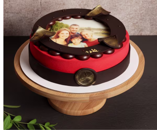 Anniversary Photo Cake 