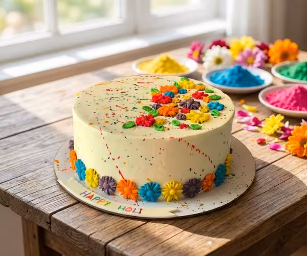 Holi Celebration Cake