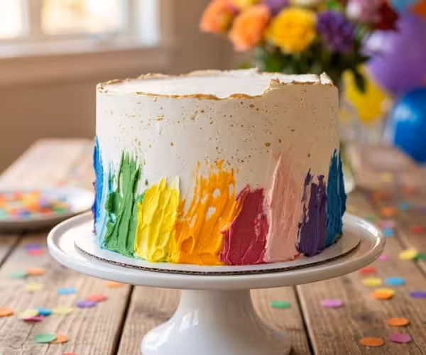 Holi Paint Cake