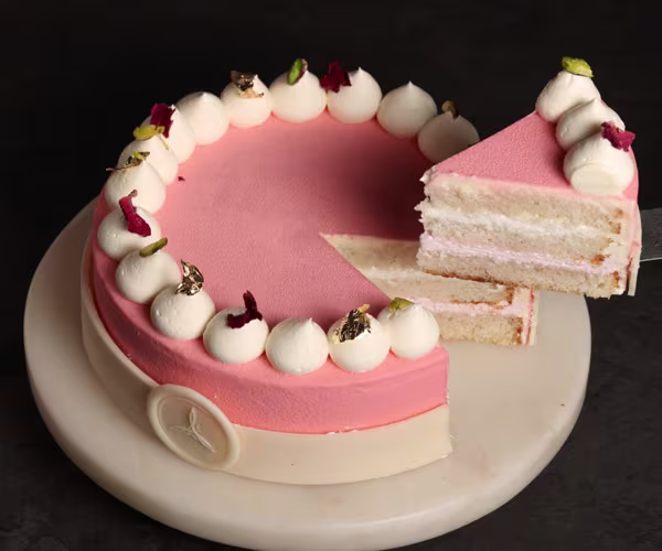 Rose And Litchi Cake