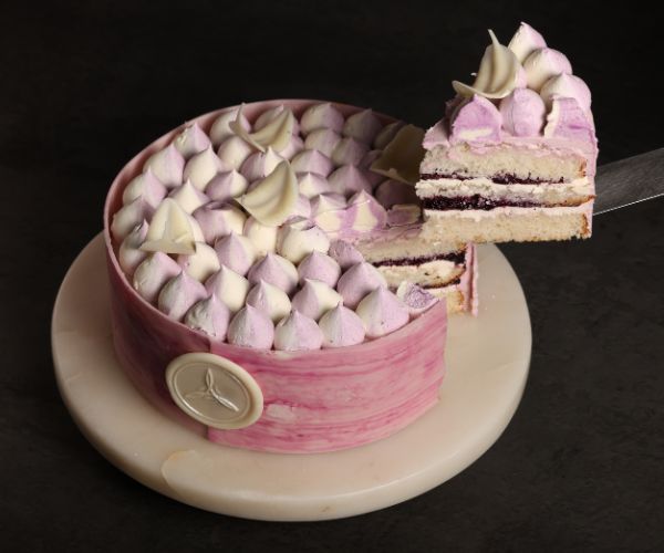 Blueberry Buttercream Cake